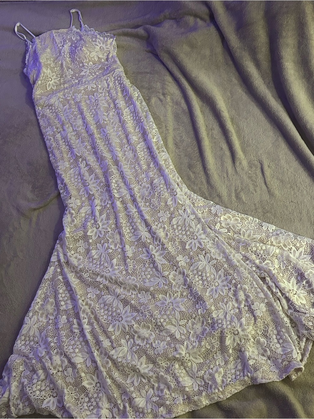 Lace Floral Maxi Windsor Dress